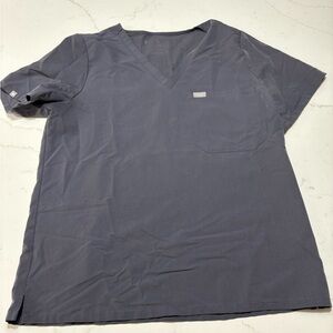 Figs Gray 1 Pocket Womens XL scrub top